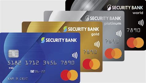 how to activate security bank credit card